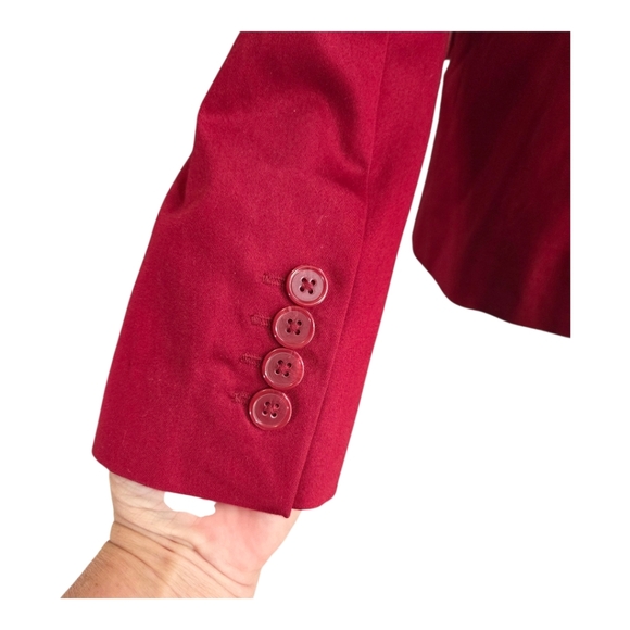Worthington Stretch Women's Red Blazer Size 8 - Picture 2 of 6